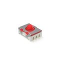Rafi Keypad Switch, 1 Switches, Spst, Momentary, 0.1A, 42Vdc, 4.5N, Solder Terminal, Surface 1.14.002.001/0000